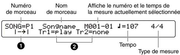 YAMAHA DTXTREMEIIS - Réglages de morceau - 1
