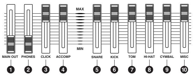 YAMAHA DTXTREMEIIS - Réglage des balances - 1
