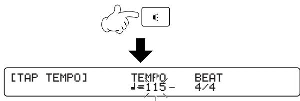 YAMAHA DTXTREMEIIS - Fonction Tap Tempo - 2