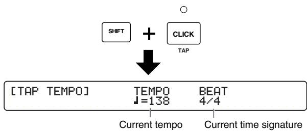 YAMAHA DTXTREMEIIS - Fonction Tap Tempo - 1
