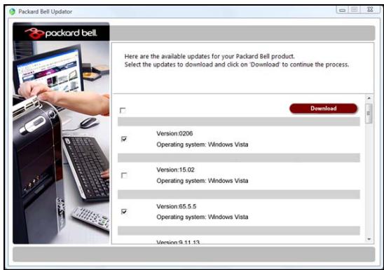 PACKARD BELL DOT S2 - Packard Bell Updater - 1