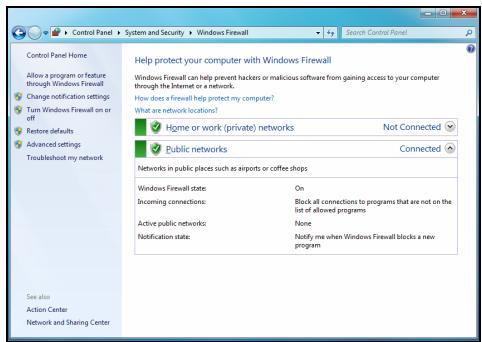 PACKARD BELL ONETWO PW.U5Q - Pare-feu Windows - 2