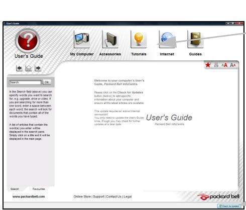 PACKARD BELL ONETWO PW.U6N - Guide de l'utilisateur (InfoCentre de Packard Bell) - 2
