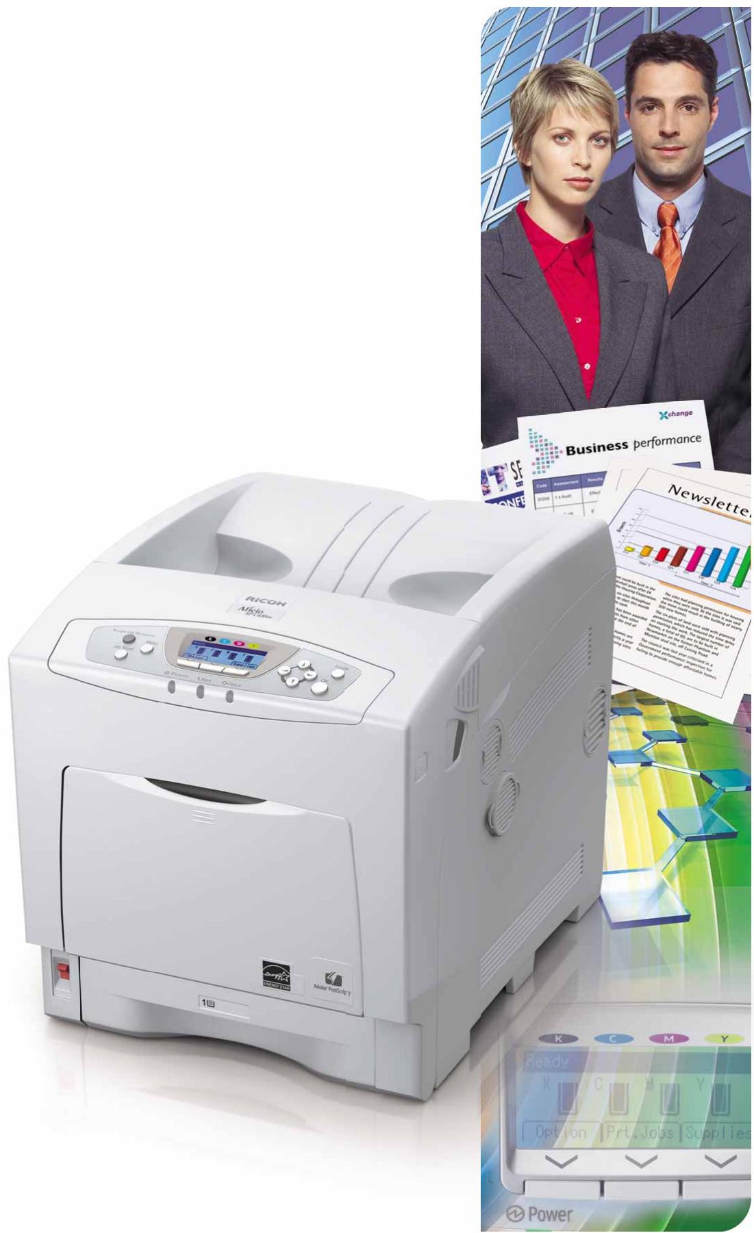 RICOH AFICIO SP C420DN - La solution couleur bureau économique - 1
