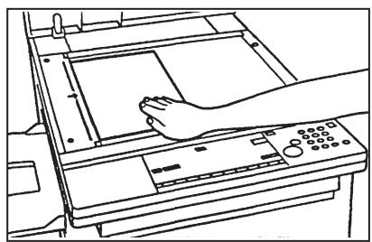 OLIVETTI COPIA 9021 - MISE EN PLACE DE L'ORIGINAL - 1