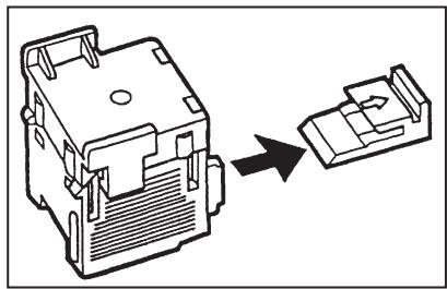 OLIVETTI COPIA 9021 - Comment remplacer la cartouche d'agrafes - 5