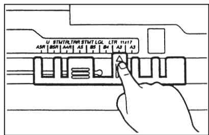 OLIVETTI COPIA 9021 - Changement de format des cassettes - 3