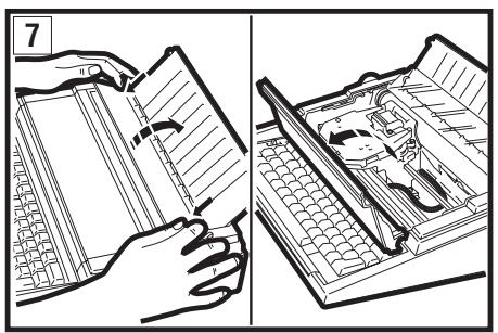 OLIVETTI LINEA 101/510 - TOUCHES UTILISEES AVEC MODE : - 7