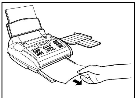 OLIVETTI OFX 1000 - RETRAIT DU PAPIER D'ALIMENTATION COINCE - 2