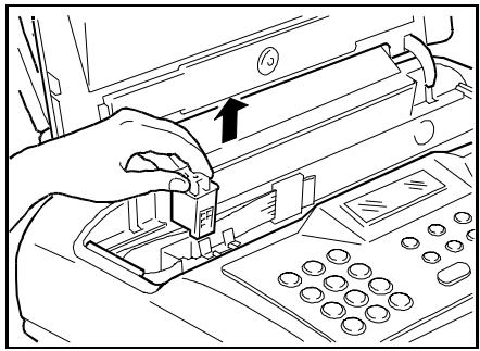 OLIVETTI OFX 1000 - NETTOYAGE DES CONTACTS ELECTRIQUES DE LA TETE D'IMPRESSION - 3