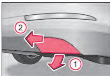 SKODA OCTAVIA - Oeillet arrière de remorquage - 1