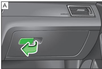 SKODA RAPID - Vide-poches côté passager avant - 1