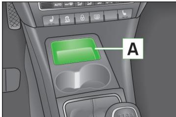 SKODA RAPID - Vide-poches sur la console avant - 1