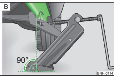 SKODA RAPID - Levage du véhicule - 2