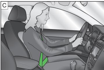 SKODA RAPID - Bouclage et débouclage des ceintures de sécurité - 2