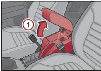 SKODA YETI - Accoudoirs des sièges avant avec vide-poches* - 1