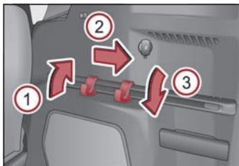 SKODA YETI - Barre de fixation avec crochets amovibles* - 1