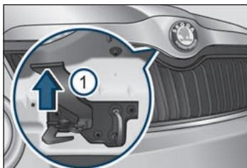 SKODA YETI - Ouvrir et fermer le capot moteur - 1