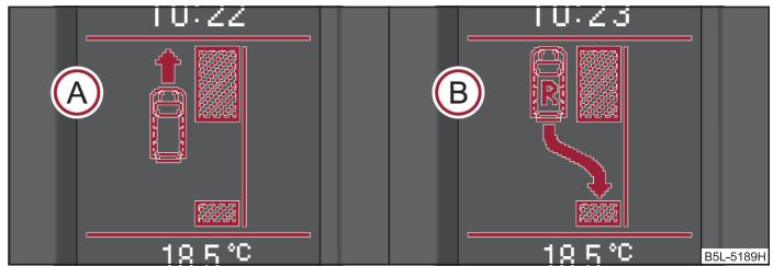 SKODA YETI - Se garer au moyen de l'assistance automatique au stationnement et finir de se garer - 1