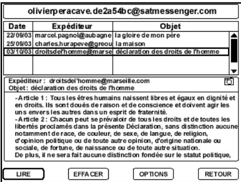 WORLDSAT IMPÉRIAL 300 SL MAILBOX - LECTEUR DE CARTE A PUCE (en option selon le modele) - 1