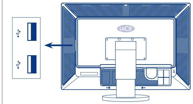 LACIE 730 EASYHOOD LOGICIEL DE CALIBRATION COLORIMÈTRE - Connexion de périphériques USB - 1