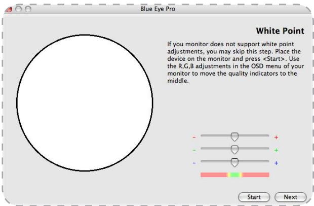 LACIE 730 EASYHOOD LOGICIEL DE CALIBRATION COLORIMÈTRE - Réglage du point blanc - 1