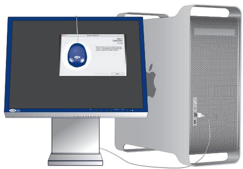 LACIE 730 EASYHOOD LOGICIEL DE CALIBRATION COLORIMÈTRE - Raccordement du colorimètre LaCie blue eye - 3