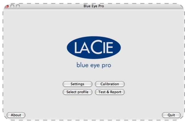 LACIE 730 EASYHOOD LOGICIEL DE CALIBRATION COLORIMÈTRE - Demarrage de l'application - 1