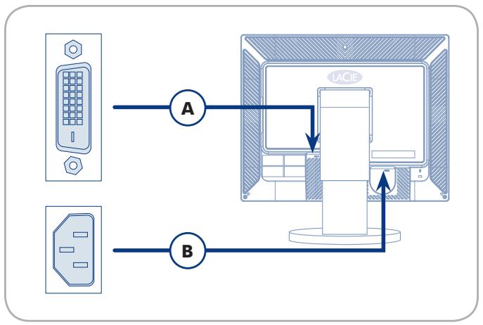 LACIE 730 EASYHOOD LOGICIEL DE CALIBRATION COLORIMÈTRE - Connexion du moniteur à l'ordinateur - 3