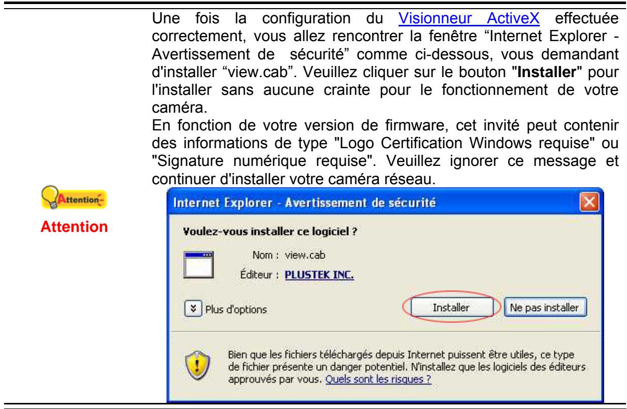 PLUSTEK IPCAM P1000 - Accès au système - 1