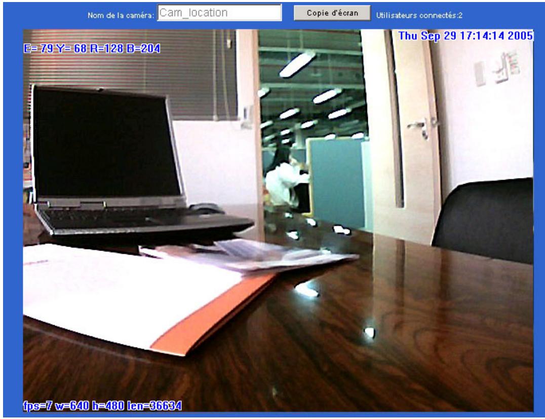 PLUSTEK IPCAM P1000 - Comment prendre un snapshot - 1