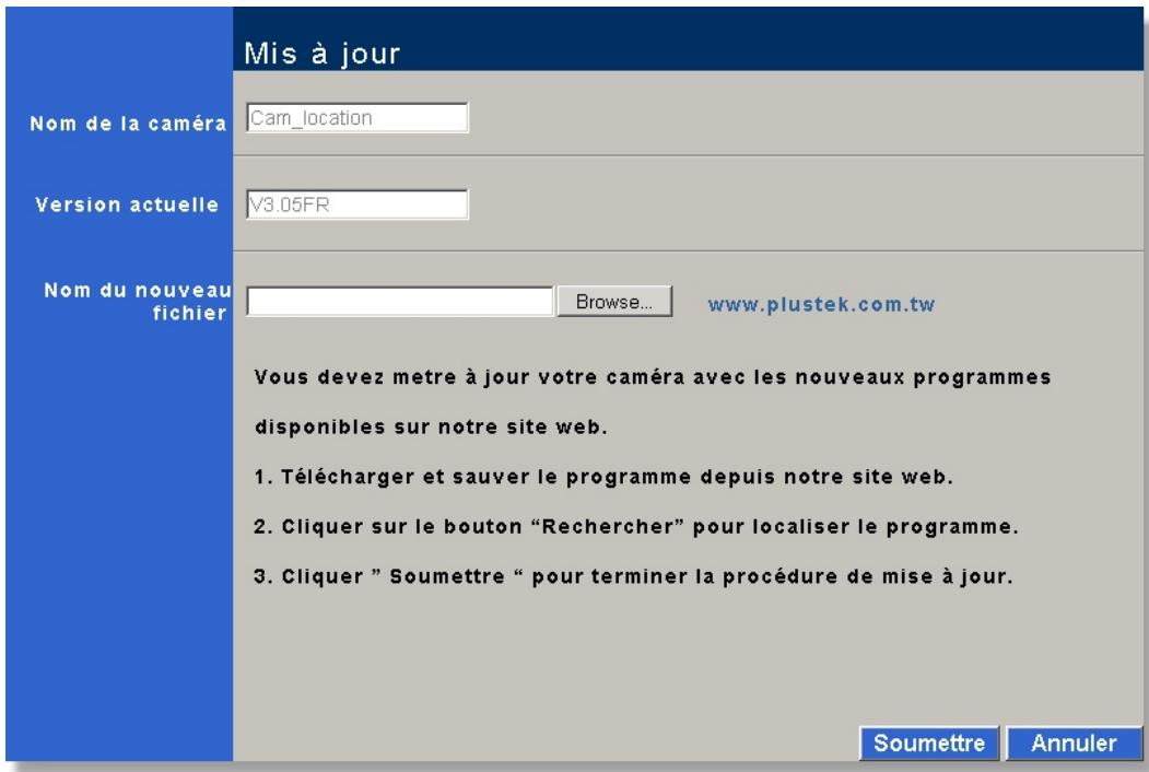 PLUSTEK IPCAM P1000 - Mise à jour - 1