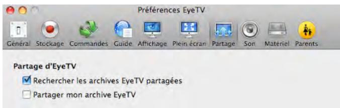 ELGATO LOGICIEL EYETV 3 - Partage EyeTV - 1