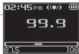 IRIVER N11 - I Mémorisation manuelle d'une fréquence radio FM I - 2