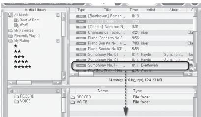 IRIVER N11 - I Telechargement depuis le PC I - 3