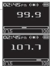 IRIVER N11 - I Balayage automatique des fréquences radios FM I - 2