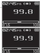 IRIVER N11 - I Balayage manuel des fréquences radios FM I - 2
