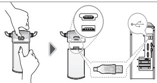 IRIVER N11 - Dans les situations représentées ci-dessous, réglez le problème en formant le lecteur. - 1