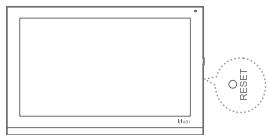 IRIVER P7 - Utilisation du bouton RESET - 1