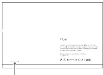 IRIVER P7 - Noms des pièces - 4