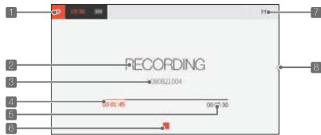 IRIVER P7 - Écran Enregistrement - 1