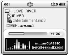 IRIVER IMP-1100 - Lecture d'audio - 7