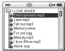 IRIVER IMP-1100 - Mode Navigation - 7