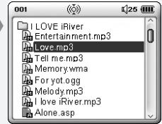 IRIVER IMP-1100 - Lecture d'audio - 9