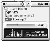 IRIVER IMP-1100 - Répétition d'intervalle - 4