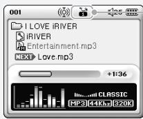 IRIVER IMP-1100 - Selectionner le Mode - 2