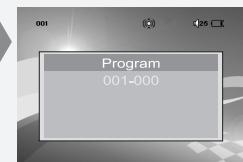 IRIVER IMP-1100 - Mode 'Program' - 2