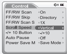 IRIVER IMP-1100 - Vitesse de défilament - 2