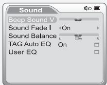 IRIVER IMP-1100 - Beep Sound Volume - 1