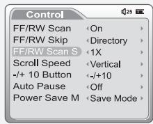 IRIVER IMP-1100 - FF/RW Scan Speed - 1